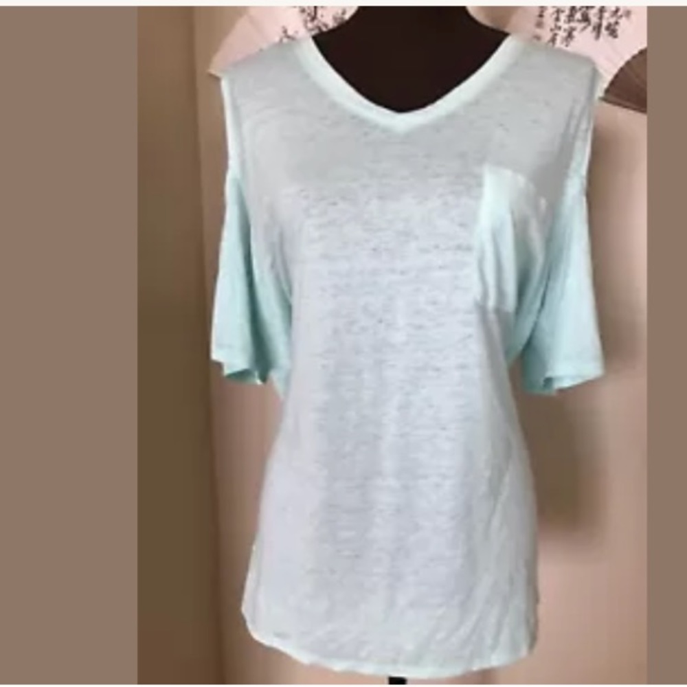 Seven7 Cold Shoulder Blouse NWT Top